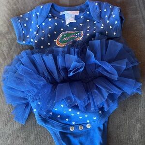 Newborn Florida gator onesie